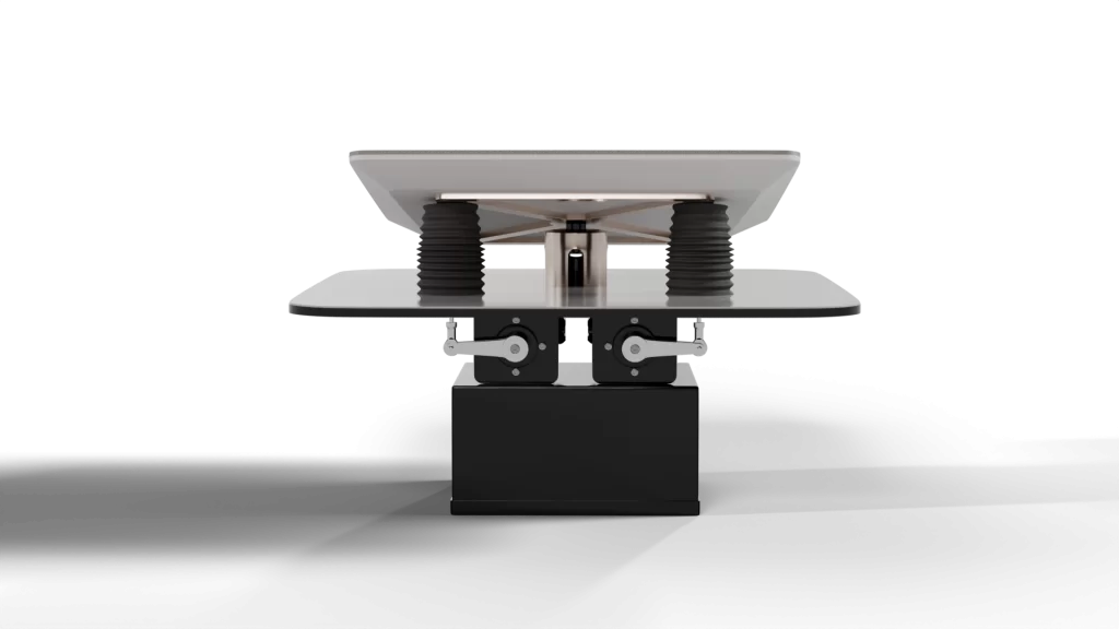 back side of 2dof stabilized motion platform