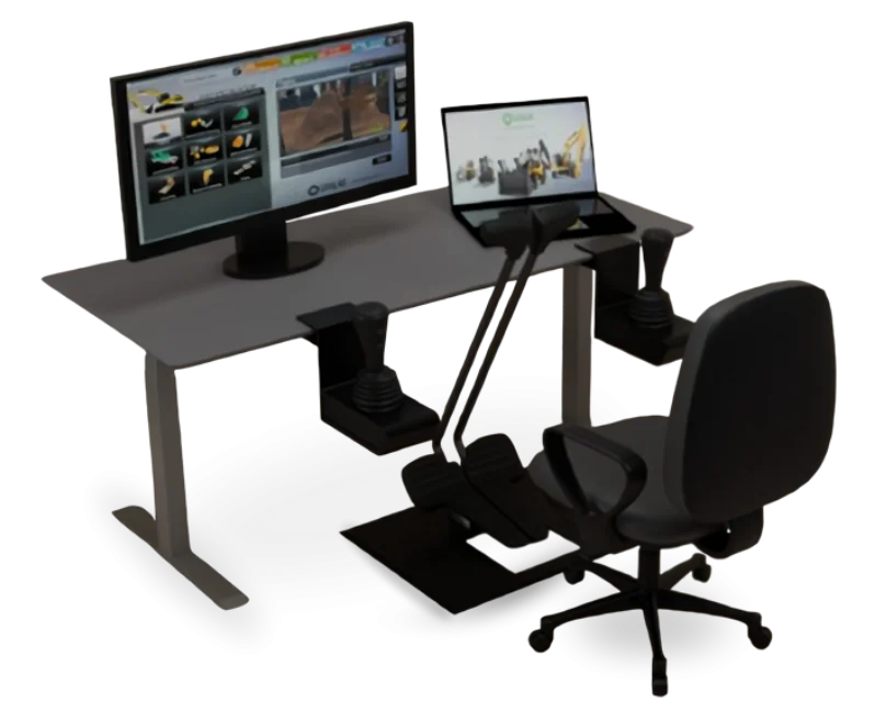 SIMDESK <br>Backhoe Loader Simulator