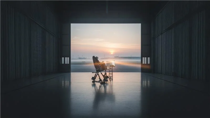 Flight Training Simulator Tech & Standards 30 SANLAB SM500 6DoF motion platform used for advanced pilot training